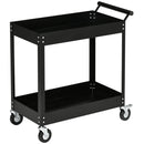 Carrello Porta Attrezzi Utensili da Lavoro 84,5x38x84 cm in Acciaio Nero-1