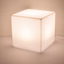 Cubo Luminoso da Giardino a LED 40x40 cm in Resina 5W Cube Bianco Neutro-3