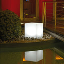 Cubo Luminoso da Giardino a LED 40x40 cm in Resina 5W Cube Bianco Neutro-4