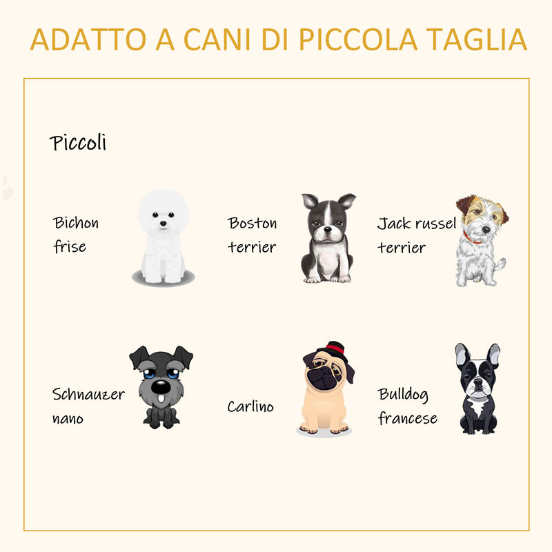 Cuccia per Cani e Gatti 82x56x31,5 cm in MDF e Acciaio Nero-4