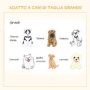 Cuccia per Cani e Gatti 110x70x15,5 cm in Legno e Acciaio Rovere e Grigio-7