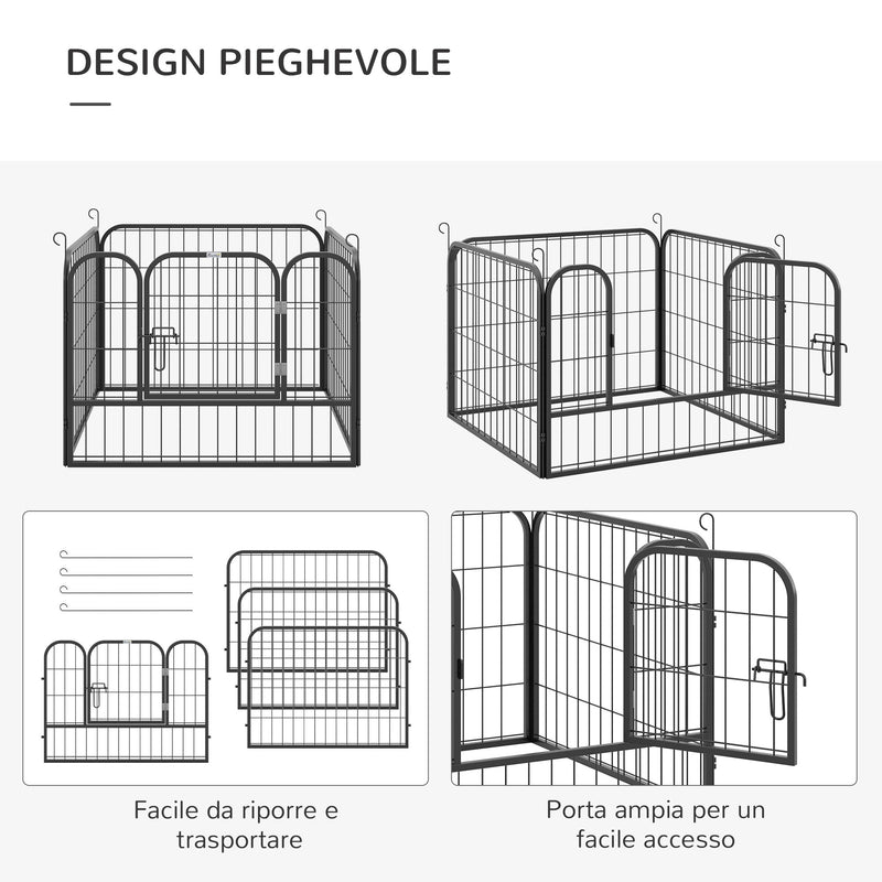 Box da Gioco per Bambini Recinzione Componibile Ripiegabile e Salvaspazio