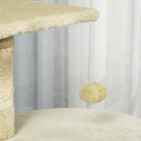 Albero Tiragraffi per Gatto beige 75x40x112 cm -8