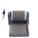 Tiragraffi per Gatto in Sisal Grigio 45x25x16 cm -4