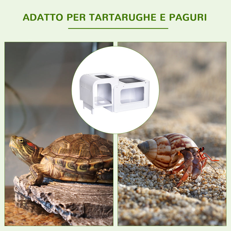 Terrario per tartarughe con casetta senza fondo - Animali In vendita a Roma