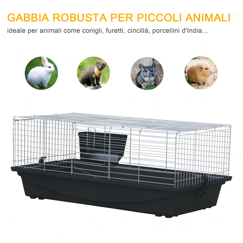 Gabbia Trasportino per Piccoli Roditori 100x55x41 cm -7