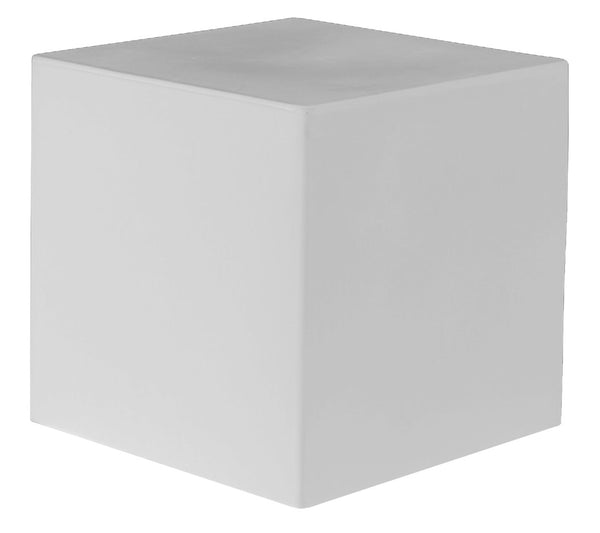 Pouf da Giardino 50x50 cm in Resina Arkema Iris Pouf Bianco sconto