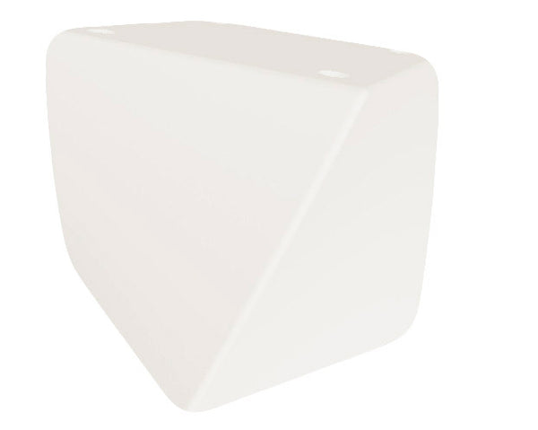 Pouf da Giardino 45x45 cm in Resina Arkema Twisty Pouf Bianco acquista