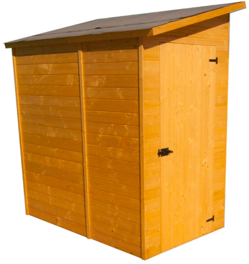 Casetta Box da Giardino 1,2x2 m Senza Pavimento in Legno Picea Massello 16mm Eden-1