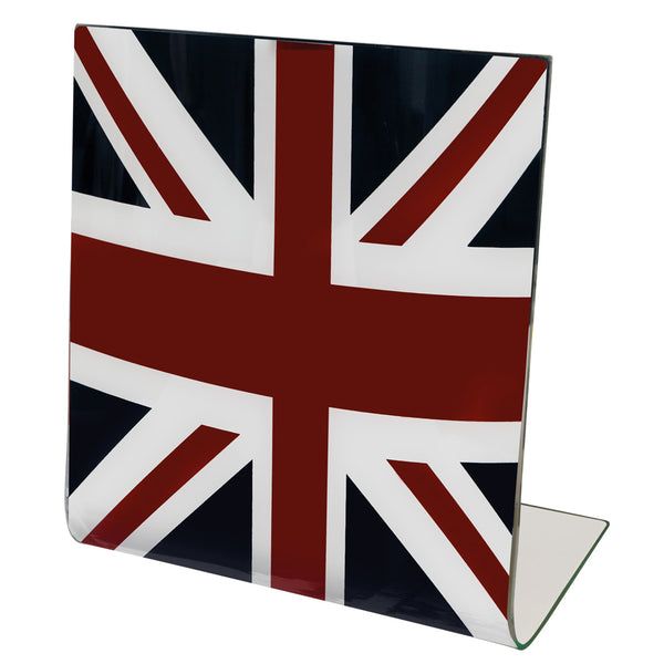 prezzo Lume 1xE14 Montatura Bianco Vetro Lastra Unionjack E-Energy Elia