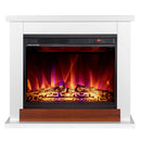 Camino Elettrico da Pavimento 70x80x30 cm Effetto Fiamma 1500W Sting & Lorance-5