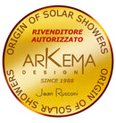 Doccia Solare da Esterno Giardino 20L Miscelatore Arkema Happy One Arancio-8