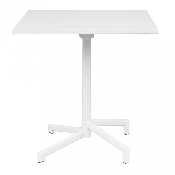 acquista Tavolo Vega 70x70x73 h cm in Acciaio Bianco