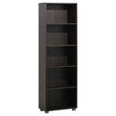 Libreria 5 Ripiani 60x30x189 cm in Legno MDF Marrone Scuro-1