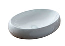 Lavabo da Appoggio 60x40,5x15,5 cm in Ceramica TFT Oslo Bianco-1