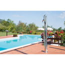 Doccia da Giardino Miscelatore e Braccio Doccia ATI Docce Flex-M Inox Anodizzato-2