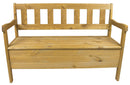 Panca da Giardino 120x50x81,5 cm in Legno Noce-1