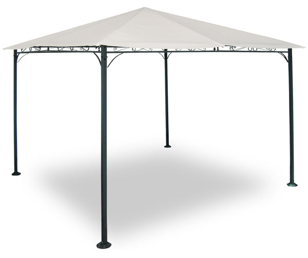 Gazebo da Giardino 3x3m in Metallo Morel Decò Ecrù online