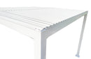 Pergola da Giardino 3x3m in Alluminio Bianco-2