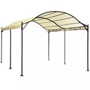 Gazebo Arco da Giardino 3x4 m in Acciaio Antracite-1