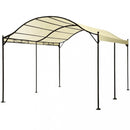 Gazebo Arco da Giardino 3x4 m in Acciaio Antracite-2