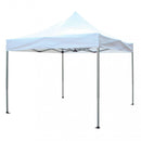 Gazebo Pieghevole Professional 3x3 m in Alluminio Bianco-1