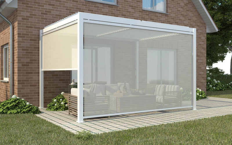 Pergola Bioclimatica 3x4 m in Alluminio Bianco – acquista su Giordano Shop