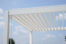 Pergola da Giardino 3x3m in Alluminio Bianca-4