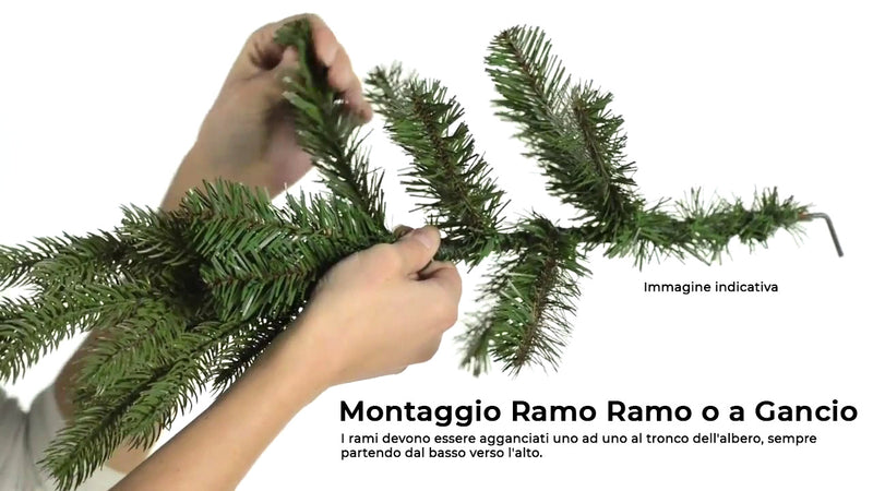 Albero di Natale Artificiale Original Pine Verde Varie Misure-3