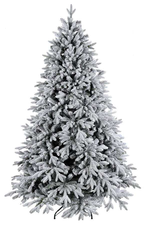 acquista Albero Di Natale Innevato Pino Super Glaciale