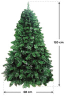 Albero di Natale Artificiale Pino Super Step Verde Varie Misure-2