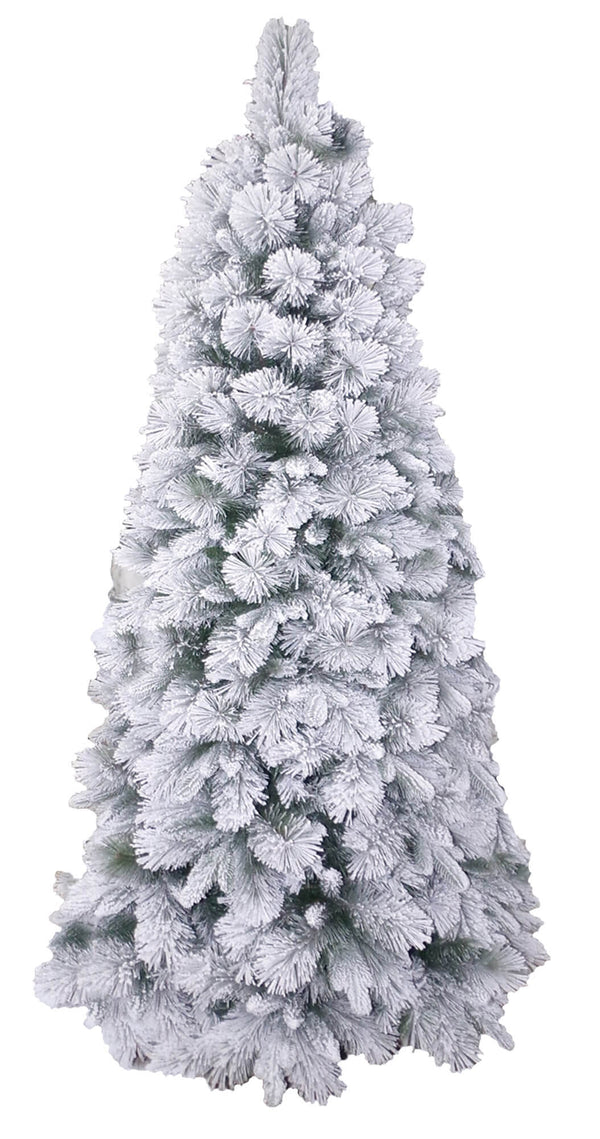 Albero Di Natale Innevato Biancolino Slim online