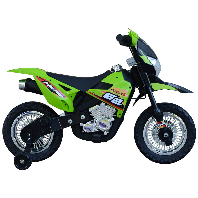 Moto Motocicletta Elettrica per Bambini 6V Kidfun Motocross Enduro Verde –  acquista su Giordano Shop