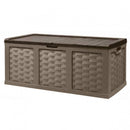 Cassapanca in Rattan Style XXL 157,5x75x63,5 h cm in Plastica Marrone-1