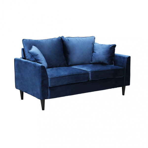 Divano 2 Posti Chandler 152x81x89 h cm in Velluto Blu acquista