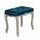 Sgabello Marly 50x36x47 h cm in Velluto Blu