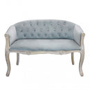 Divano Coleman 107x61x70 h cm in Velluto Grigio-2