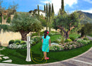 Mini Doccia da Giardino Lavapiedi Miscelatore e Doccetta Mobile Arkema Happy Go Arancio-2