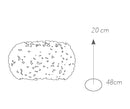 Pafoniera Metallo Cromata Lampada Moderna E27 Ambiente I-DIONISO-PL48-CR-4