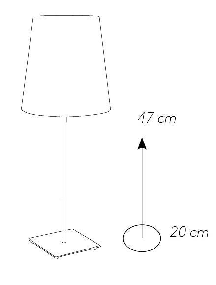 Lume Grigio Paralume Tessuto Metallo Lampada da Tavolo Moderna E27 Ambiente I-ELVIS-L GR-5