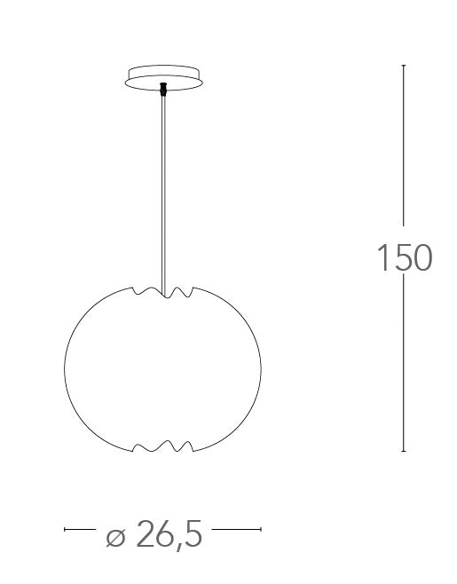 Sospensione Sferica Moderna Metallo Cromo Acrilico Bianco simil Ghiaccio Lampadario E27 Ambiente I-ICEBERG-S27-4