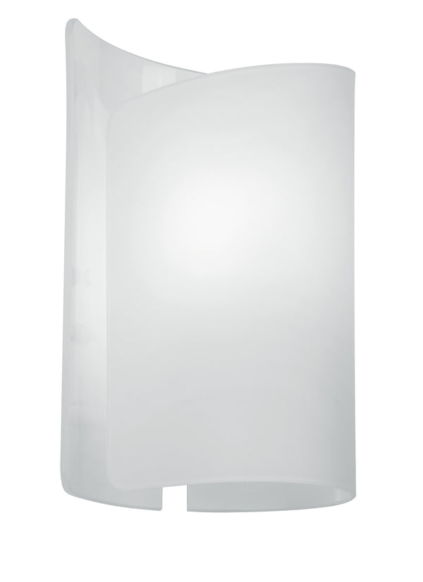 Applique Alluminio Vetro Bianco Lampada da Parete Moderna E27 prezzo