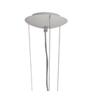 Lampadario Silver Moderno Vetro Alluminio Sospensione E27 Ambiente I-IMAGINE-S5-2