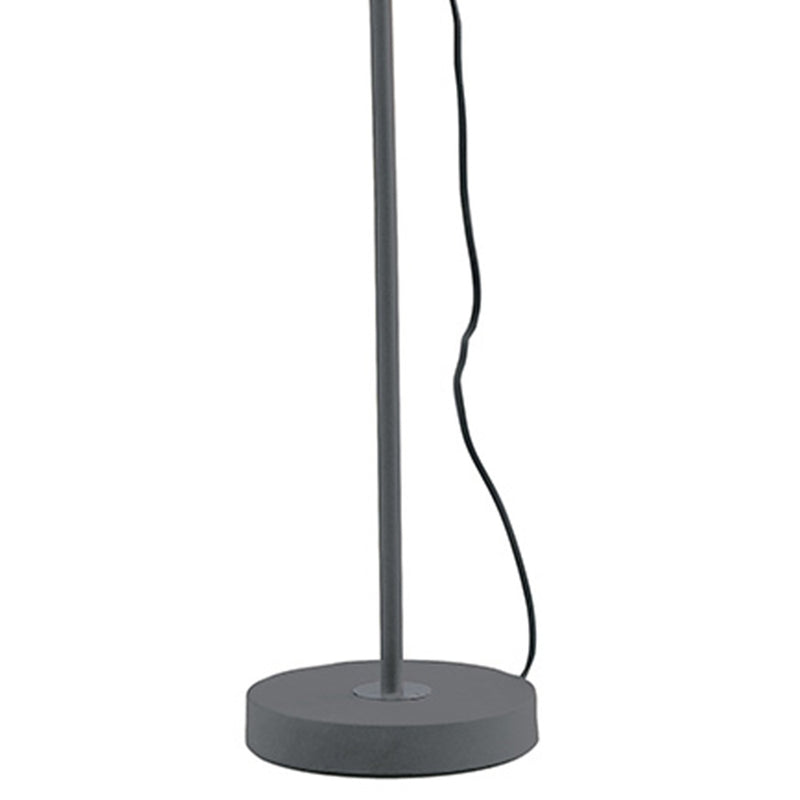 Lampada da Terra Orientabile Metallo Grigio Piantana Interno Moderno E27 Ambiente I-PEOPLE-PT GR-2