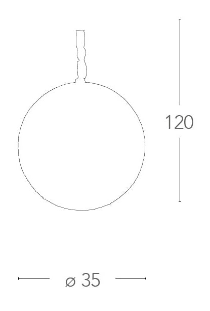 Sospensione Sferica Metallo Cromato Cristalli K9 Tondi Lampadario Moderno G9 Ambiente I-PLANET/S35-4