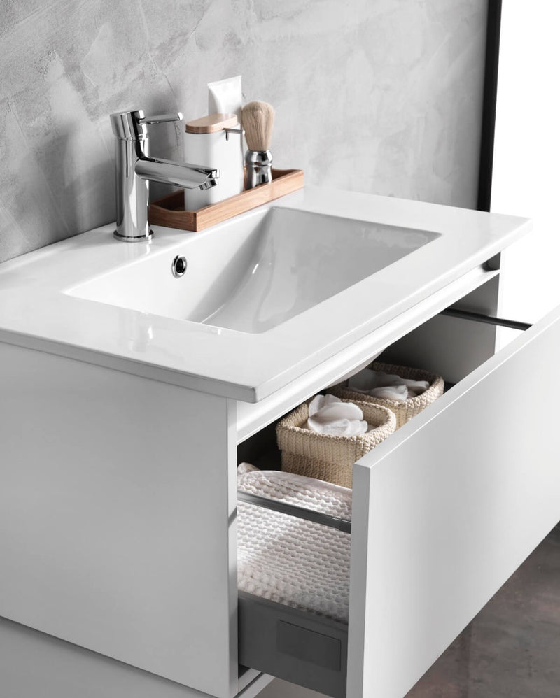 Mobile Bagno Sospeso 100cm TFT Ibiza Bianco Cromato-2