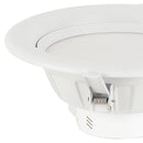 Faretto Incasso Tondo Alluminio Bianco Cartongesso Led 20 watt Luce Naturale Intec INC-EXIGE-20W-2