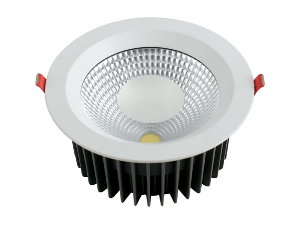 online Faretto Tondo Alluminio Bianco Incasso Controsoffittatura Led 60 watt Luce Fredda