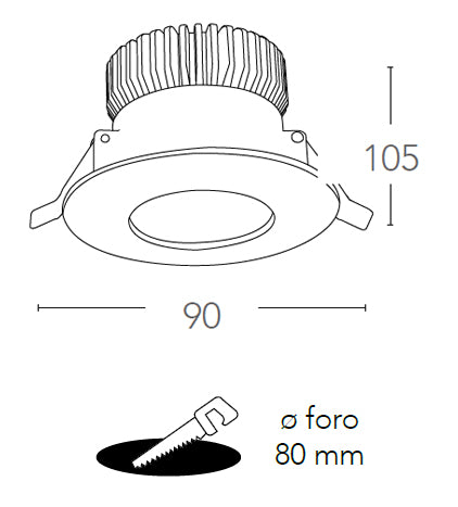 Kit 3 Faretti Incasso Cartongesso Orientabili Metallo Cromo Led 18 watt  Luce Calda – acquista su Giordano Shop