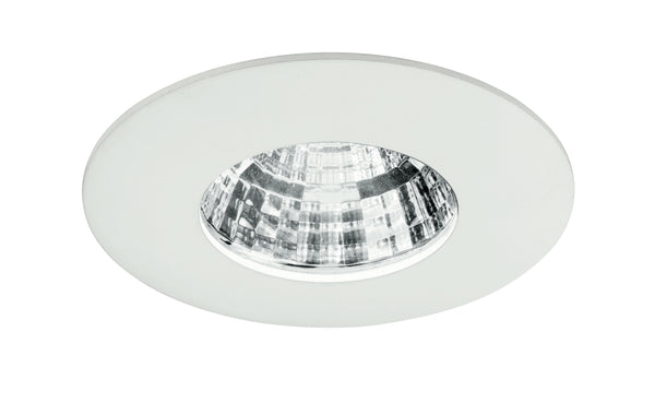 sconto Faretto Incasso Alluminio Pressofuso Quadrato Bianco Goffrato Led 6 watt Luce Fredda